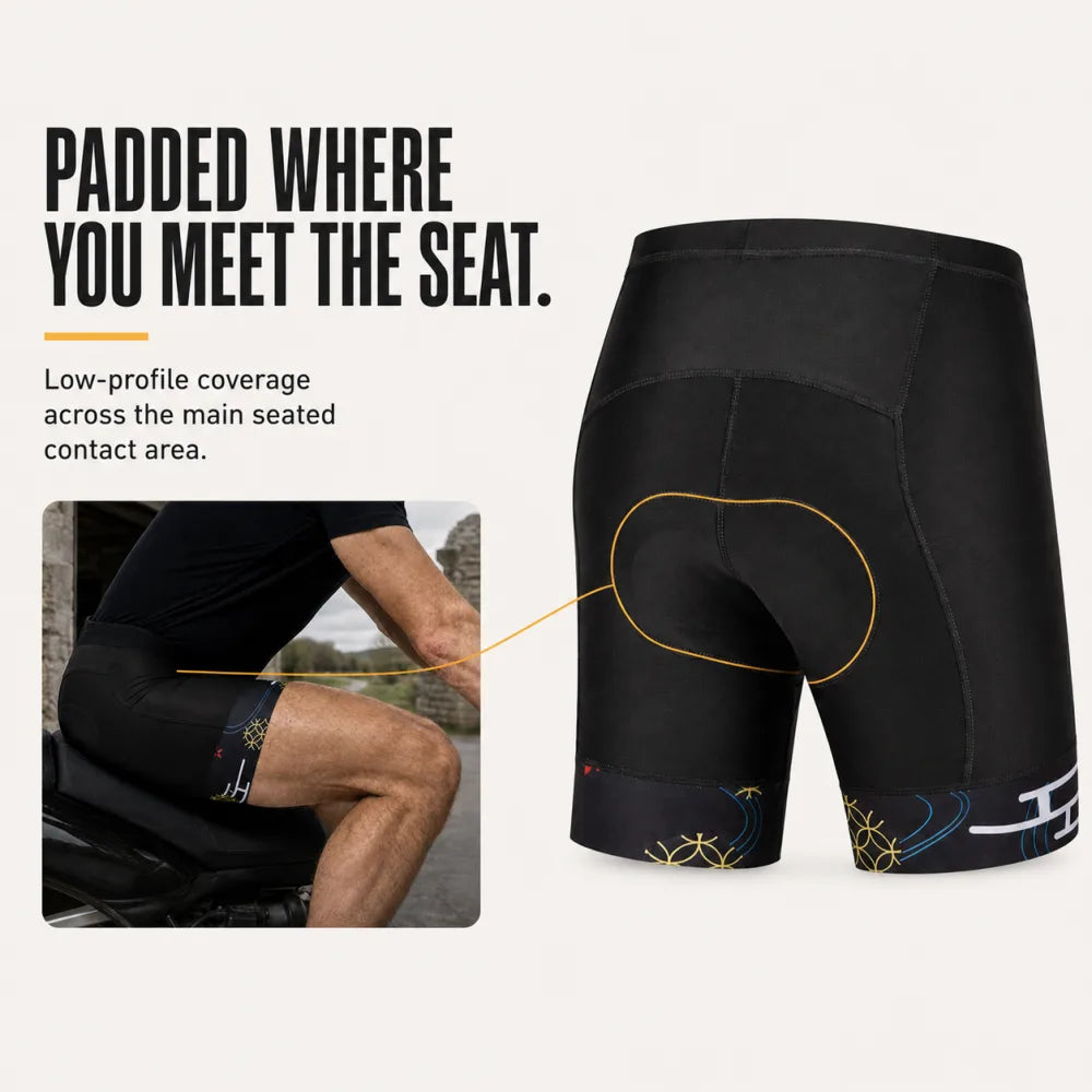 Where the MidRide padding sits