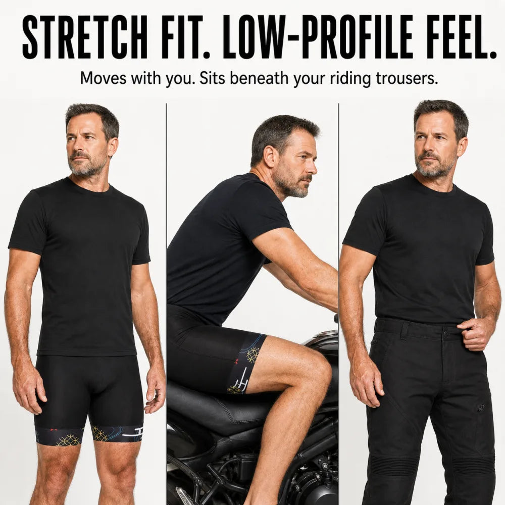 MidRide stretch and low-profile fit